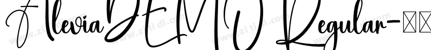 AleviaDEMO Regular字体转换